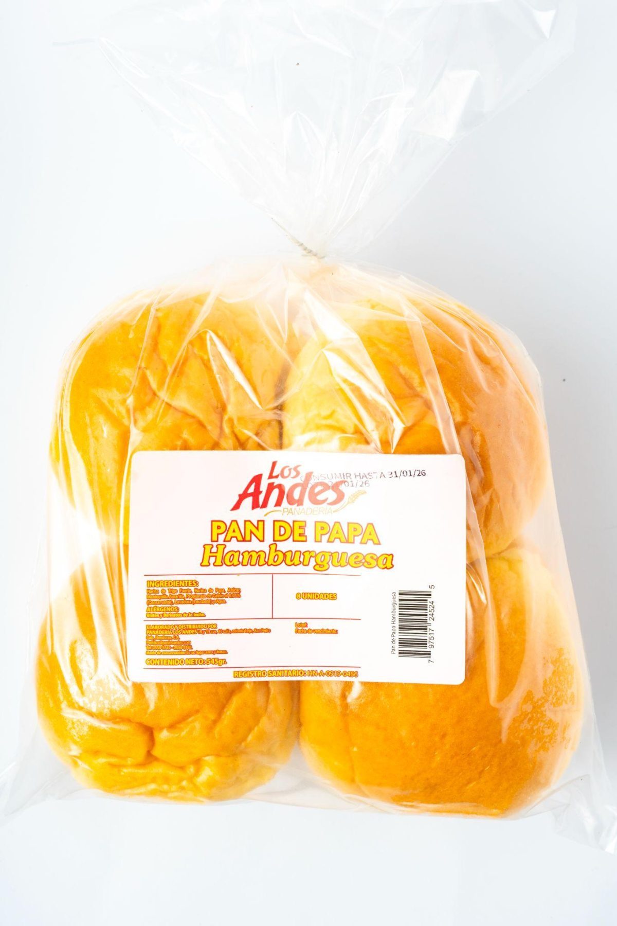 Pan de Papa Hamburguesa