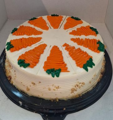 Pastel de Zanahoria redondo